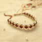 KUNDAN SUTRA - Square Kundan Stone and Pearl Bracelet