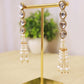 Pearl Tassel and Kundan Dangler Earrings