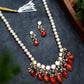 Carnelian and Kundan Long Necklace