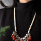 Carnelian and Kundan Long Necklace