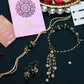 PAYA Natural Stone Rakhi and Lumba / Sister Rakhi Combo With Earrings