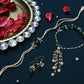 PAYA Natural Stone Rakhi and Lumba / Sister Rakhi Combo With Earrings