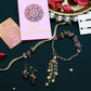 PAYA Natural Stone Rakhi and Lumba / Sister Rakhi Combo With Earrings