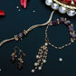 PAYA Natural Stone Rakhi and Lumba / Sister Rakhi Combo With Earrings