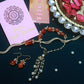 PAYA Natural Stone Rakhi and Lumba / Sister Rakhi Combo With Earrings