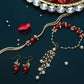 PAYA Natural Stone Rakhi and Lumba / Sister Rakhi Combo With Earrings