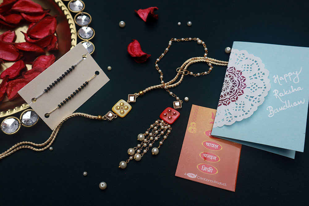 PAYA MOP Rakhi and Lumba / Sister Rakhi Combo