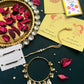 PAYA Pearl Rakhi and Shell Bangle Lumba / Sister Rakhi Combo