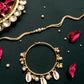 PAYA Pearl Rakhi and Shell Bangle Lumba / Sister Rakhi Combo