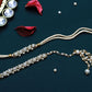 PAYA Classic Kundan & Pearl Rakhi and Lumba / Sister Rakhi Combo