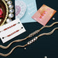 PAYA Classic Kundan and Pearl Rakhi Combo