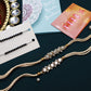 PAYA Classic Kundan and Pearl Rakhi Combo