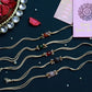 PAYA Natural Stone Rakhi Combo - Set of 5