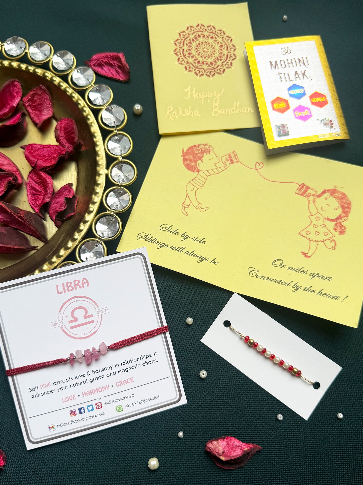 PAYA Unisex Lucky Color Healing Zodiac Rakhi