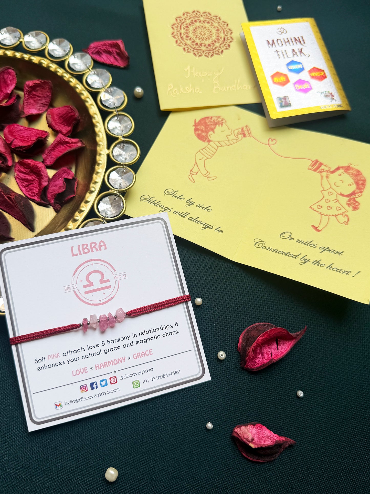 PAYA Unisex Lucky Color Healing Zodiac Rakhi