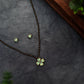 Good Luck Clover Mangalsutra Necklace Set