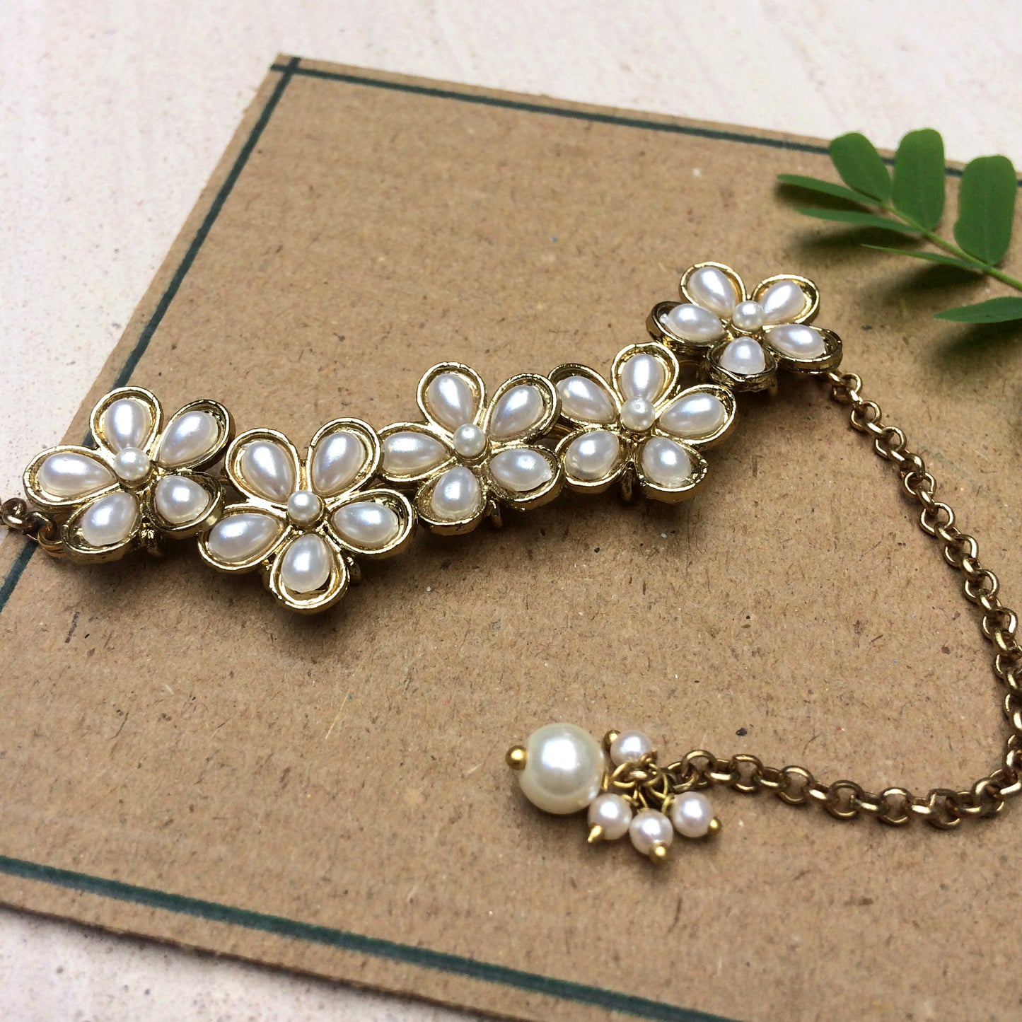 Pearl Flower Bracelet