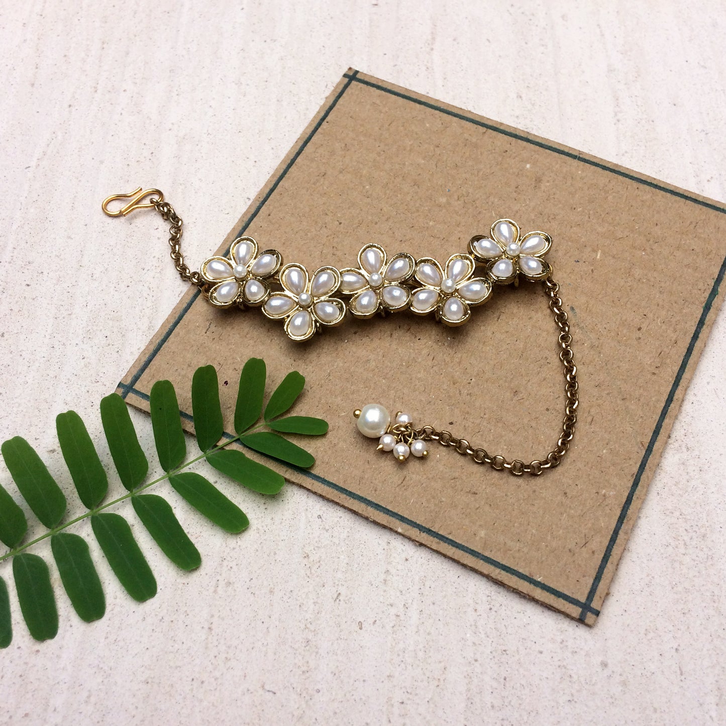 Pearl Flower Bracelet