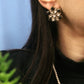 Black Stones and Kundan Small Round Studs