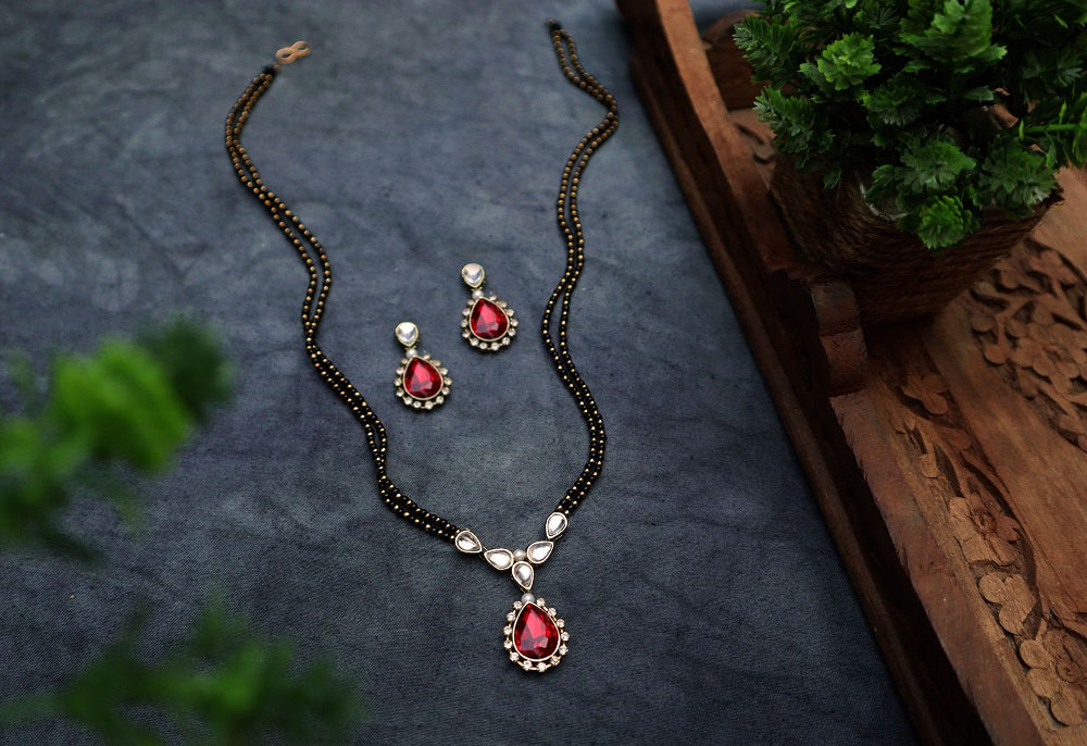 Kundan sale mangalsutra set