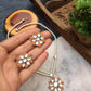 Kundan Pendant and Earrings Set - Orange