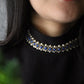 Kundan-Blue Stone Choker Necklace