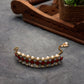 Kundan-Marsala Stone Choker Necklace Set With Bracelet