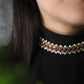 Kundan-Marsala Stone Choker Necklace Set With Bracelet