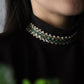 Kundan-Green Stone Choker Necklace Set With Bracelet