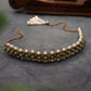 Kundan-Yellow Stone Choker Necklace