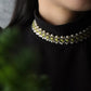 Kundan-Yellow Stone Choker Necklace