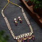 Amethyst Kundan and Pearl Long Necklace Set