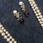 Amethyst and Kundan Long Layered Necklace