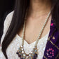 Amethyst and Kundan Long Necklace