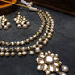 Kundan and Pearl Layered Pendant Set