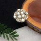 Kundan and Pearl Ring