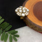 Kundan and Pearl Ring