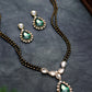 Kundan and Stone Mangalsutra Necklace - Green